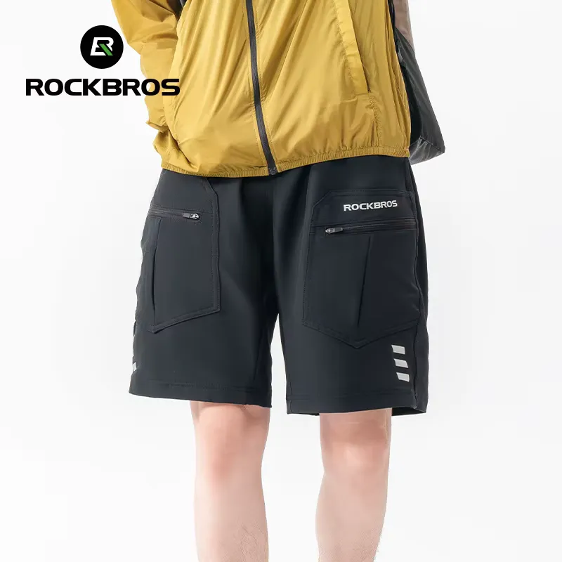 Rockbros Shorts 4D de Ciclismo 2 em 1 com Proteção