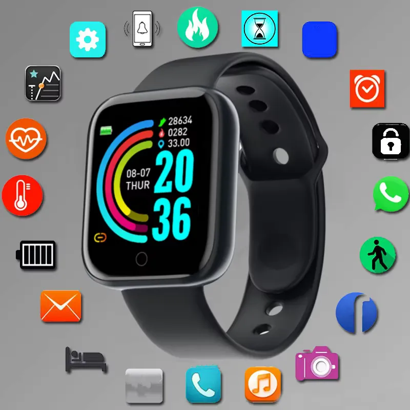 Smartwatch Fitness com Bluetooth - Controle de Música