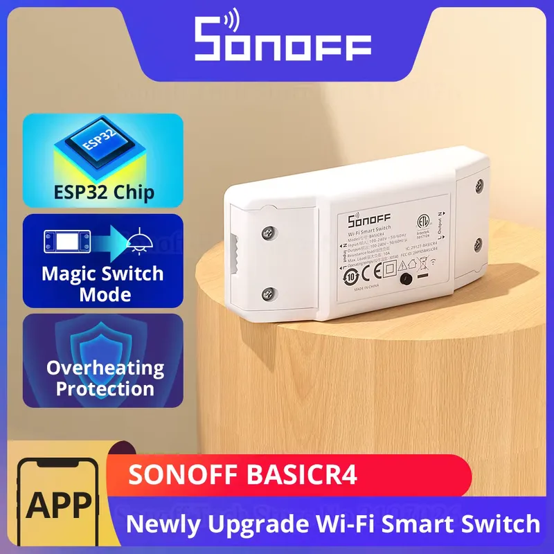 Sonoff Básico R4 Interruptor Inteligente WiFi ESP32