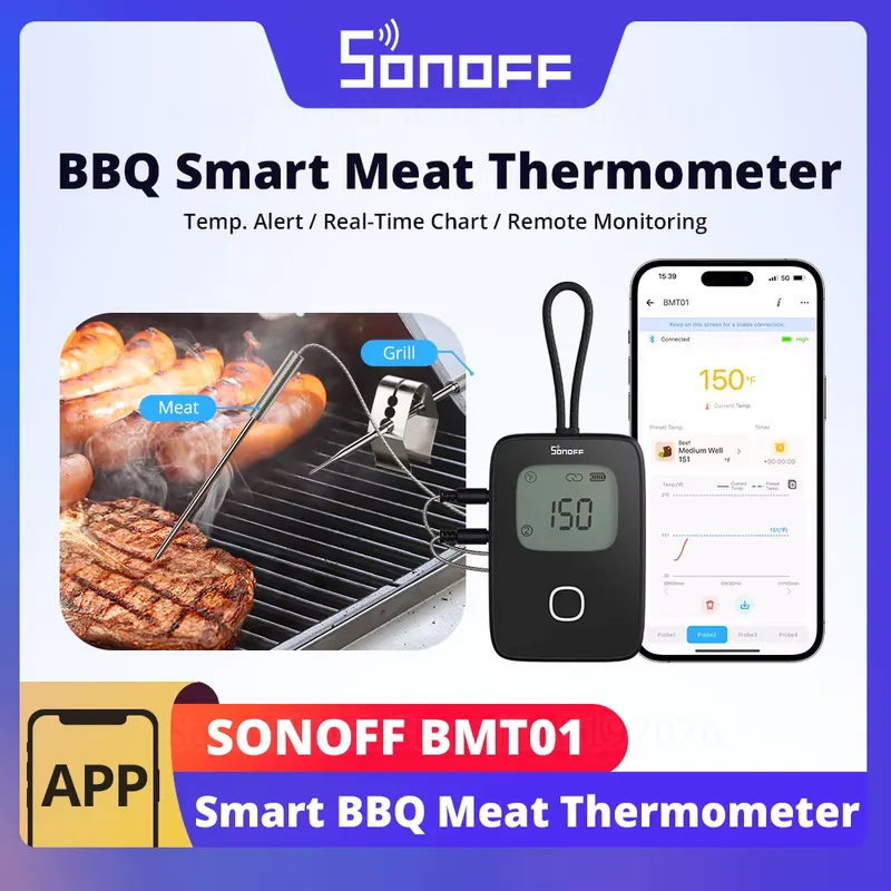 Sonoff BMT01 Termômetro de Carne com Monitoramento Remoto