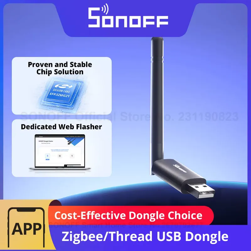 Sonoff Dongle Lite Zigbee USB Compacto MG21