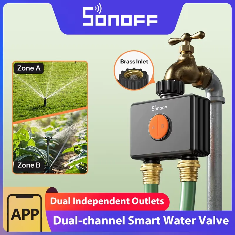 Sonoff Hydro DUO - Temporizador de Irrigação Inteligente Zigbee