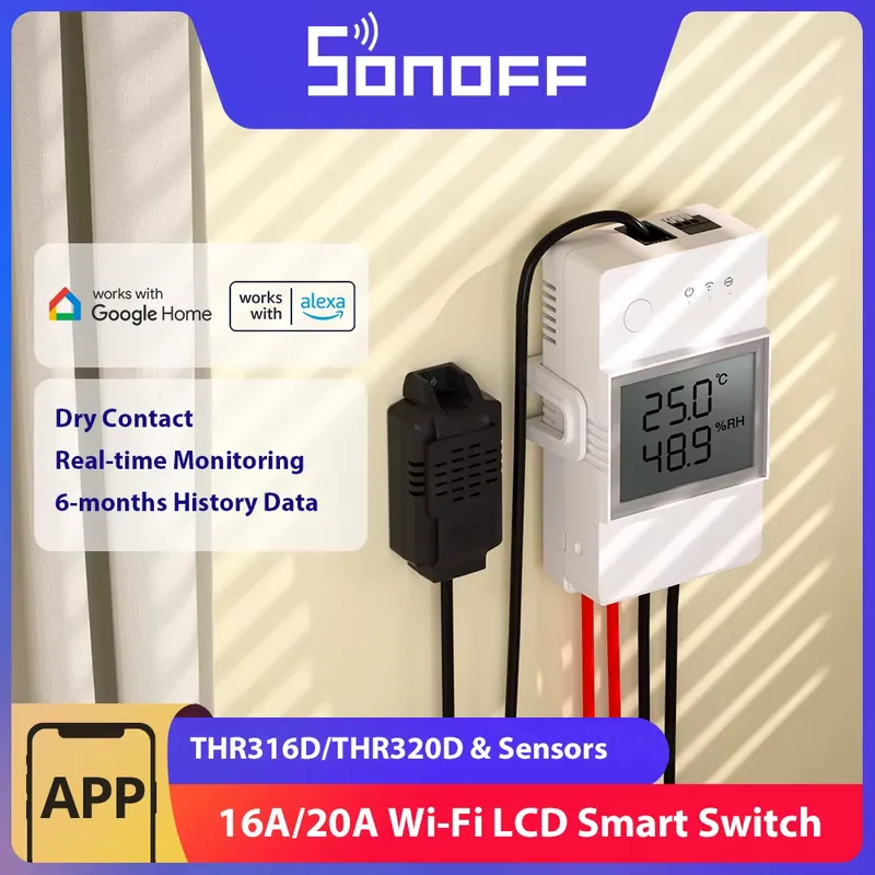 Sonoff Interruptor Inteligente com Sensor de Temperatura