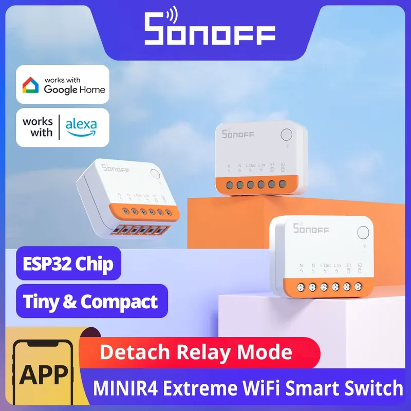 Sonoff Mini R4 Extreme - Interruptor Inteligente WiFi Compacto