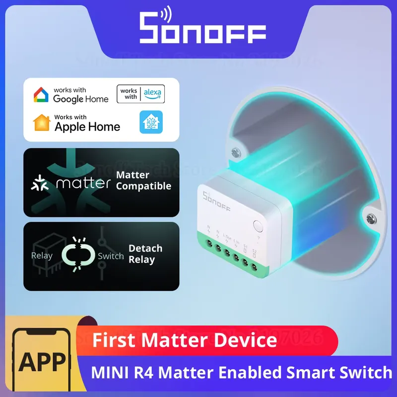 Sonoff Mini R4M Interruptor Inteligente WiFi ESP32