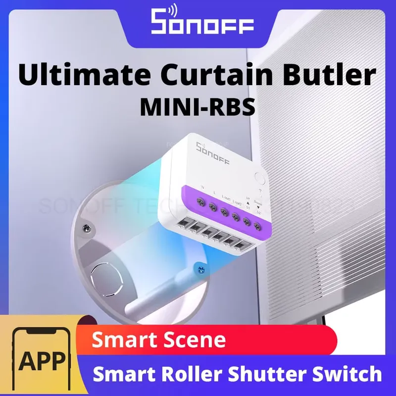 Sonoff MINI-RBS Interruptor Inteligente para Cortinas