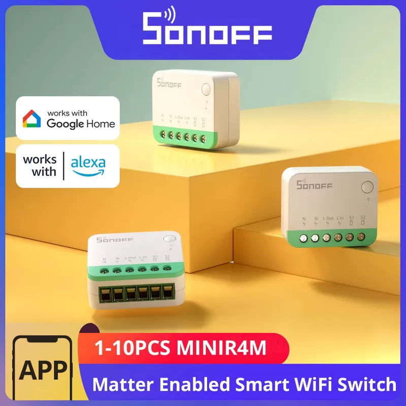 Sonoff MINIR4M Interruptor Inteligente ESP32 com Alexa