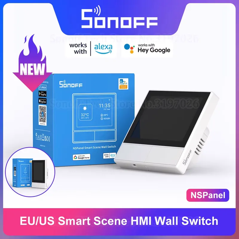 Sonoff NSPanel Controle Inteligente com Display e Termostato