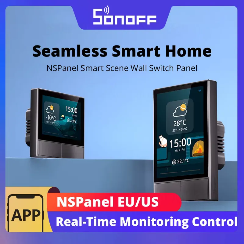 Sonoff NSPanel Interruptor Inteligente com Display e Termostato