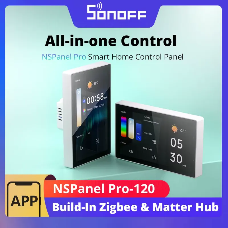 Sonoff NSPanel Pro - Painel Inteligente Zigbee 4.7"