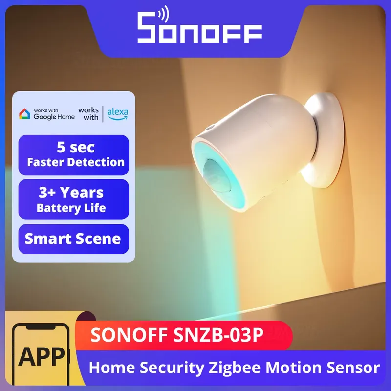 Sonoff Sensor de Movimento Zigbee com Detecção de Luz