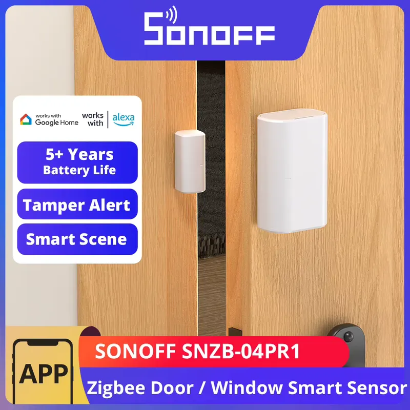 Sonoff Sensor Porta Janela Zigbee3.0 com Alerta