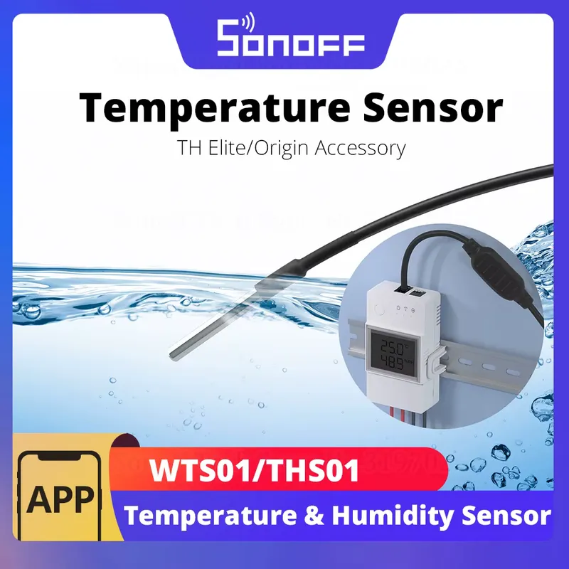 Sonoff Sensor de Temperatura e Umidade THS01 Alta Precisão