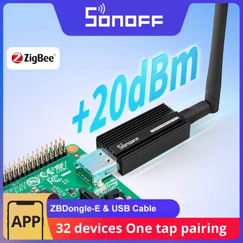 Sonoff ZBDongle-E USB Zigbee 3.0 Gateway Wireless