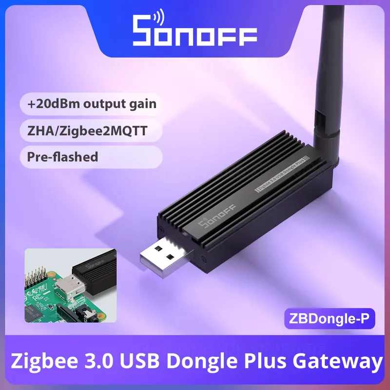 Sonoff ZBDongle Plus Gateway Zigbee 3.0 USB