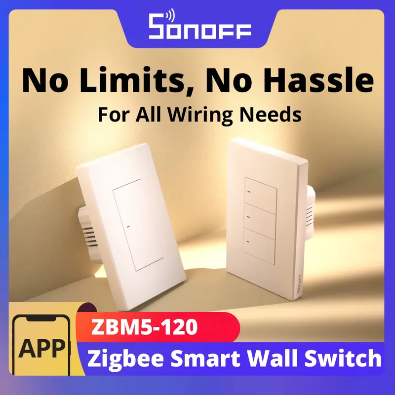 Sonoff ZBM5-120 Interruptor Inteligente Zigbee WiFi