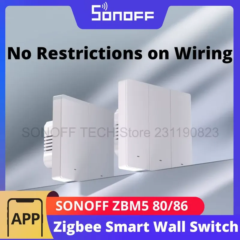 Sonoff ZBM5 Interruptor Inteligente Zigbee Parede