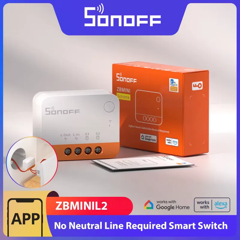 Sonoff ZBMINI L2 Interruptor Inteligente Zigbee 1 Gang