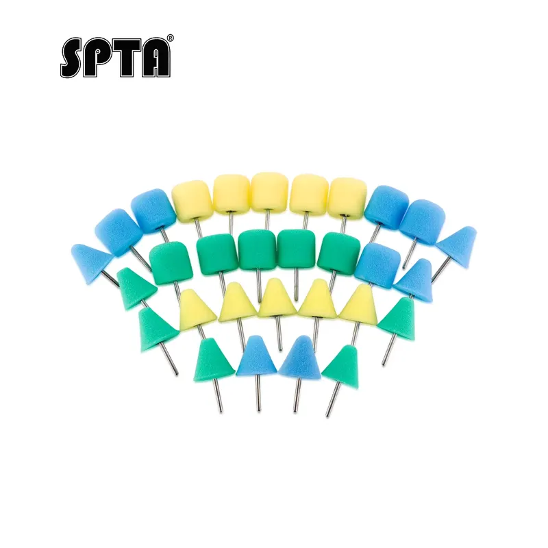SPTA Kit Almofadinhas Polimento Detalhamento Carro