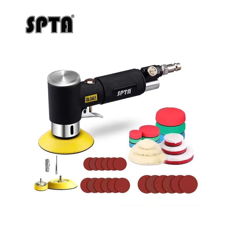 SPTA Lixadeira Pneumática Orbital Aleatória Mini Polidor