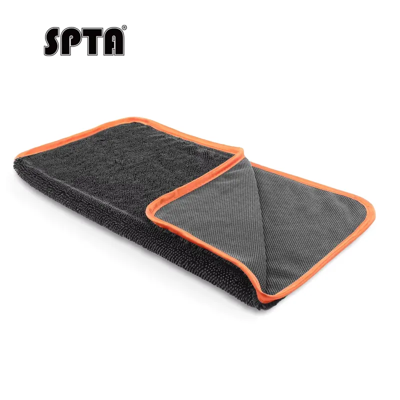 SPTA Toalha de Microfibra 600GSM para Secagem de Carro