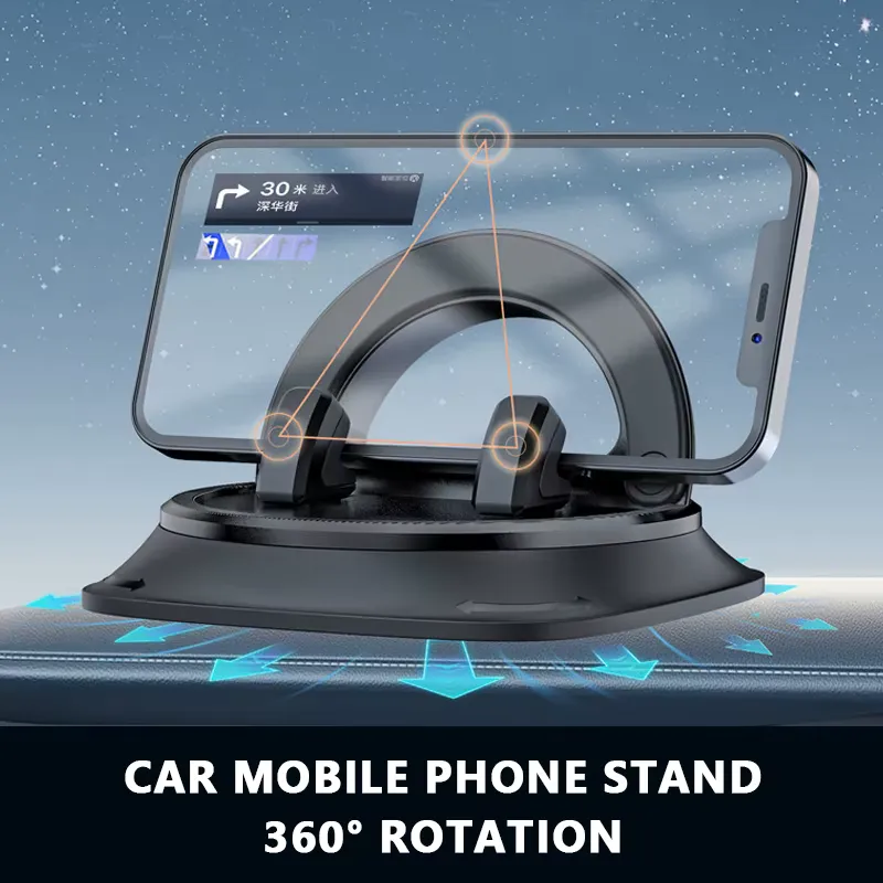 SEAMETAL Suporte Celular Carro 360° Rotativo