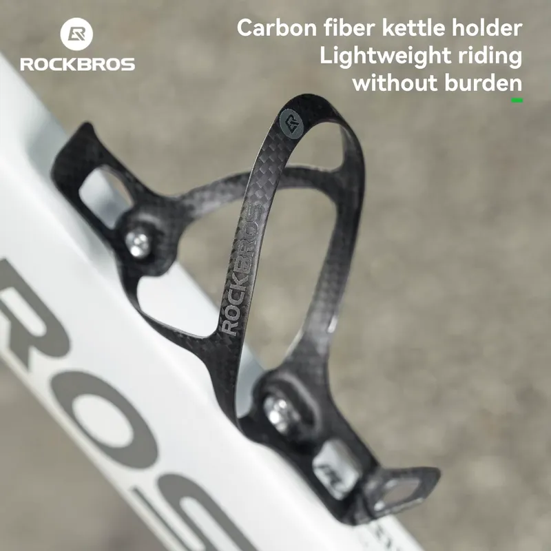 Rockbros Suporte Garrafa Bicicleta Fibra Carbono