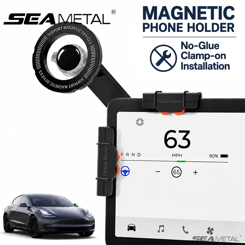 SEAMETAL Suporte Magnético para Celular no Carro 360°
