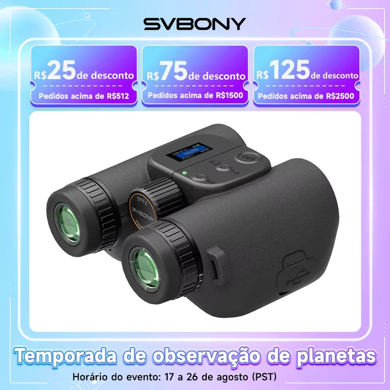 SVBONY Binóculos 8x42 ED com IA para Observação de Aves