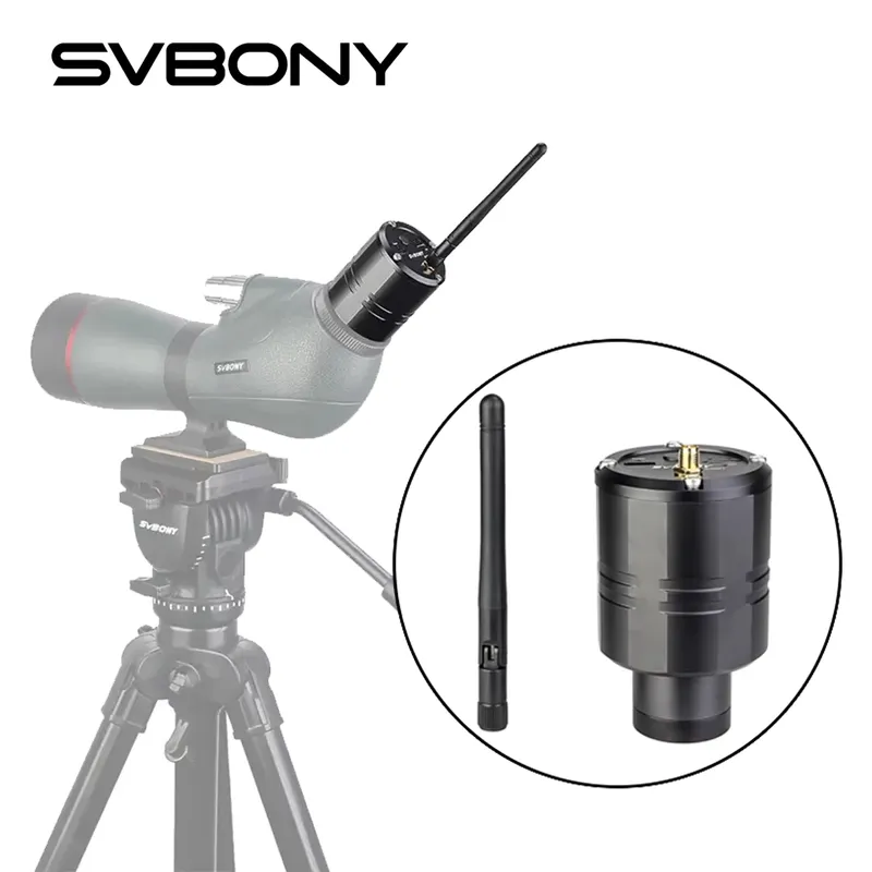 SVBONY Câmera WiFi 2MP 1080p para Telescópio - Observação