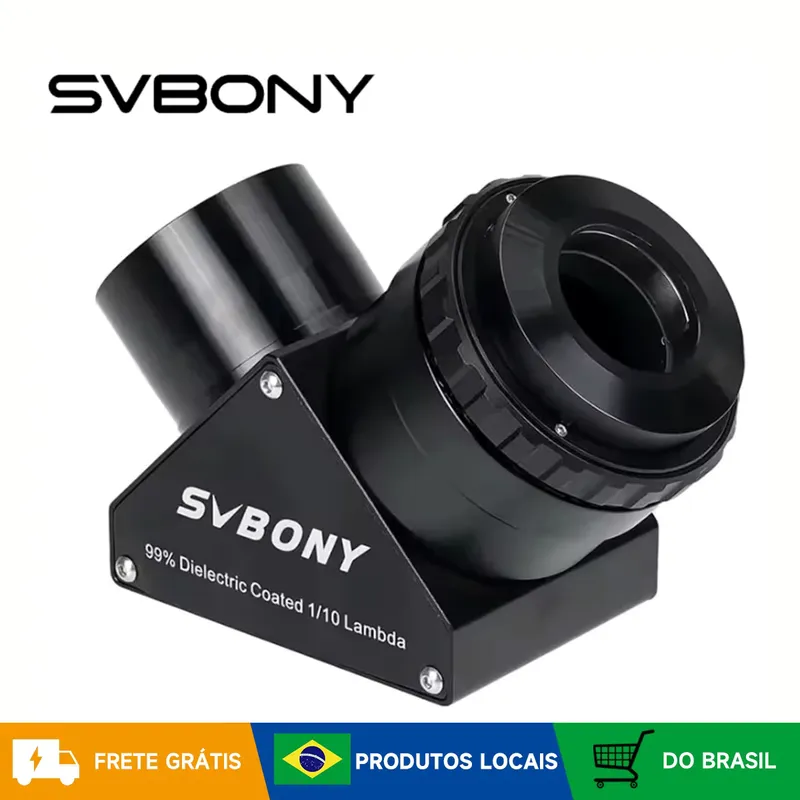 SVBONY Espelho Diagonal 90° 1,25/2 Polegadas para Telescópio
