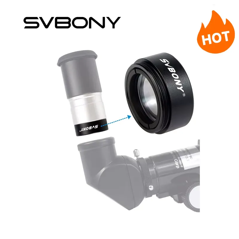 SVBONY Redutor Focal 0.5X para Telescópio Astronômico
