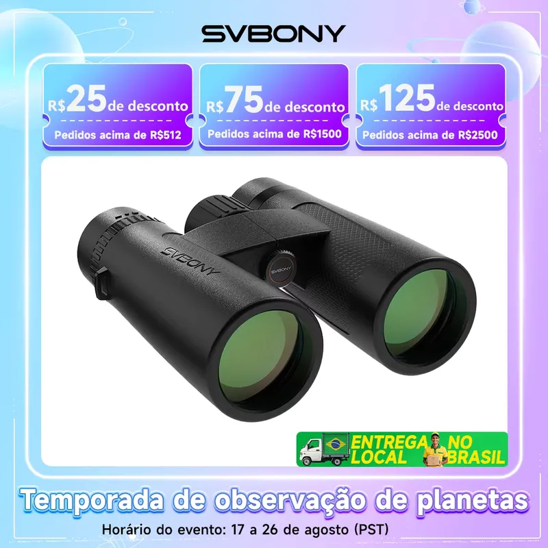 SVBONY SV202 Binóculos ED 8x42 - Observação de Pássaros
