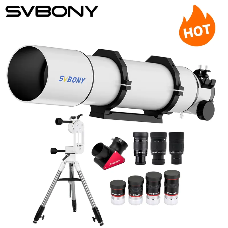 SVBONY Telescópio Astronômico 102mm SV48P - Kit Completo