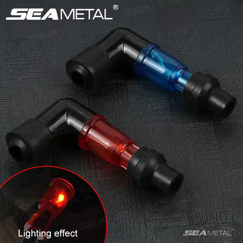 SEAMETAL Tampa Universal Vela Ignição Motocicleta 90°