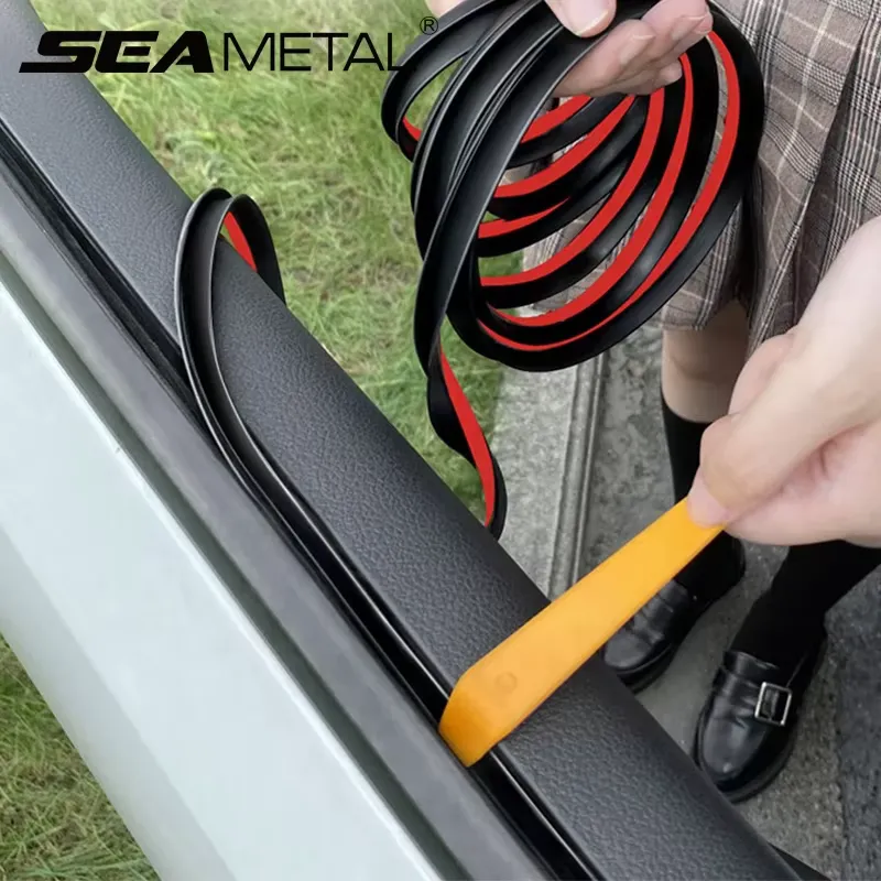 SEAMETAL Tira de Vedação em V para Janela de Carro