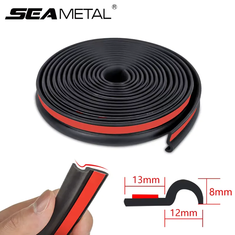 SEAMETAL Tira de Vedação Porta Carro 25mm - Isolamento Acústico