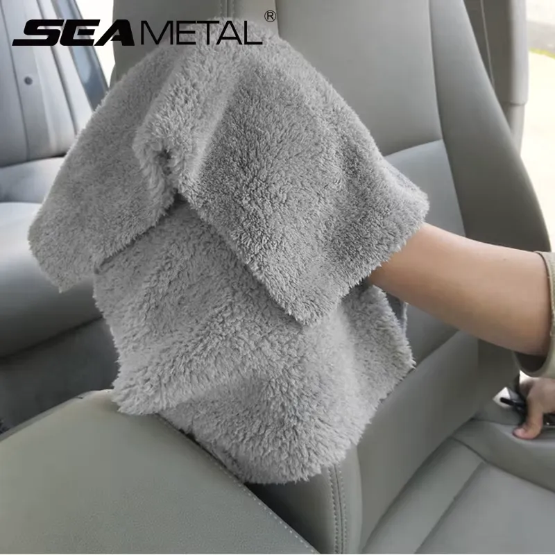 SEAMETAL Toalha Microfibra Coral Absorvente Carro