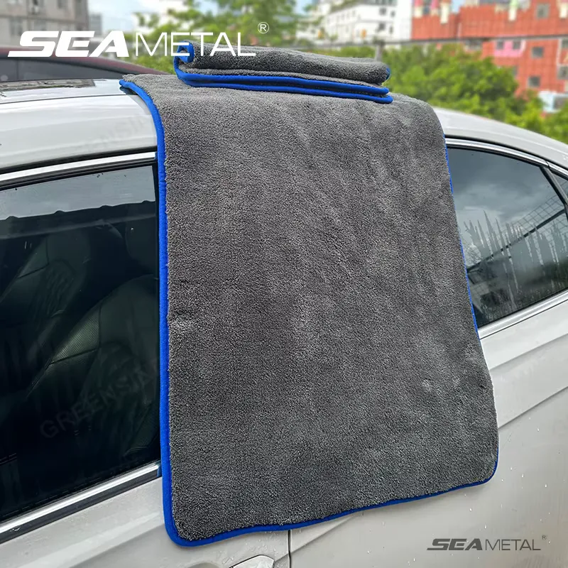 SEAMETAL Toalha de Microfibra 1200gsm para Lavar Carro