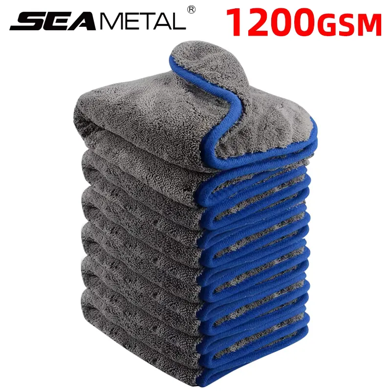 SEAMETAL Toalha Microfibra 40x40cm para Lavar Carro