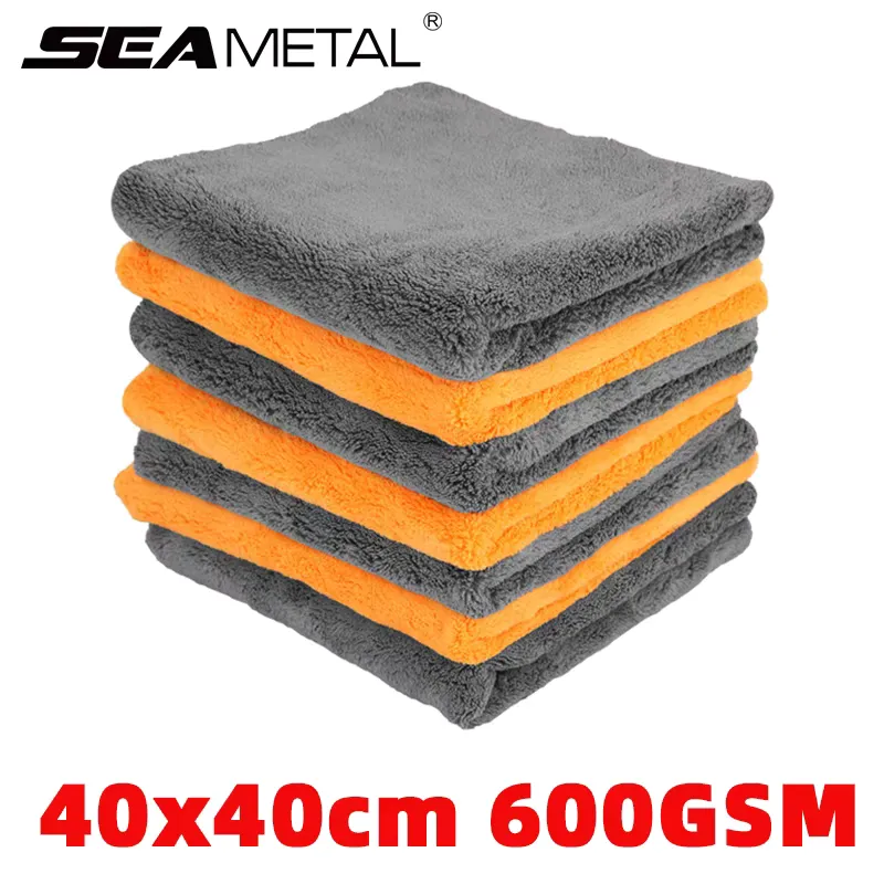 SEAMETAL Toalha de Microfibra para Carro 40x40cm - 2 Peças