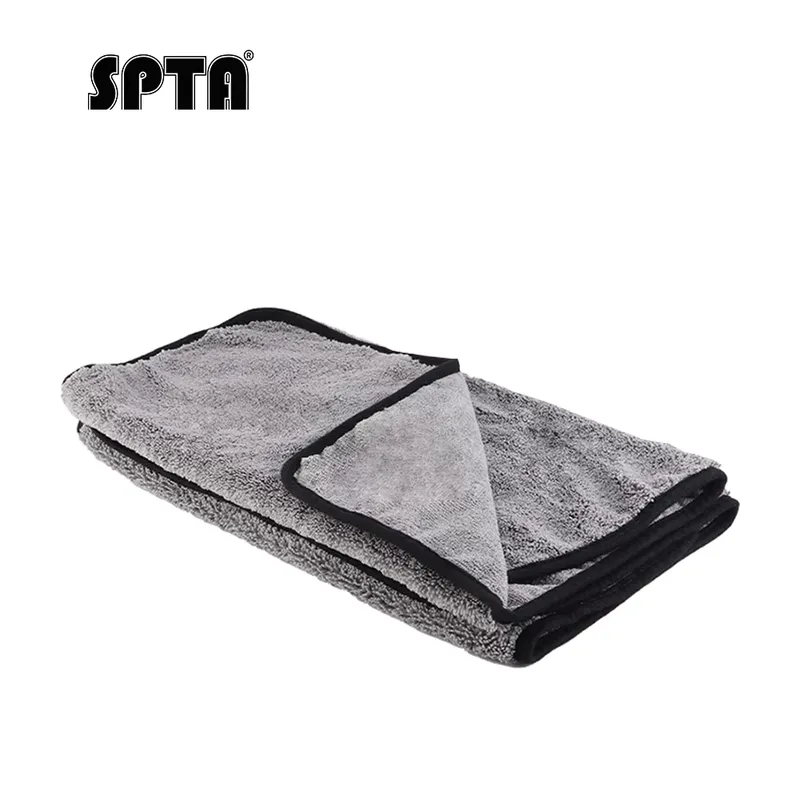 SPTA Toalha Microfibra 380 GSM para Limpeza Automotiva
