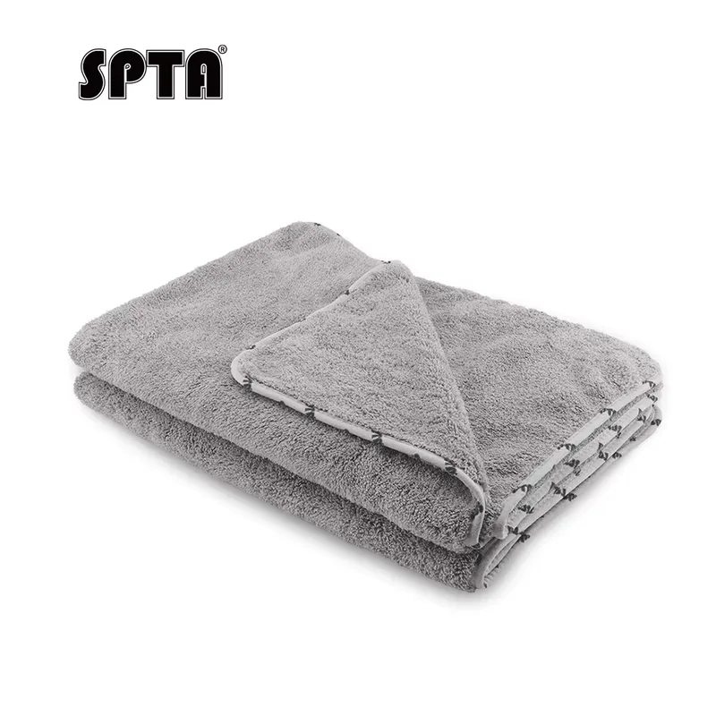 SPTA Toalha de Microfibra 900GSM para Carro - Cinza