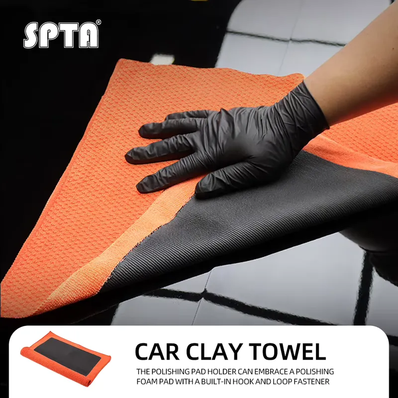 SPTA Toalha de Microfibra para Detalhamento Automotivo