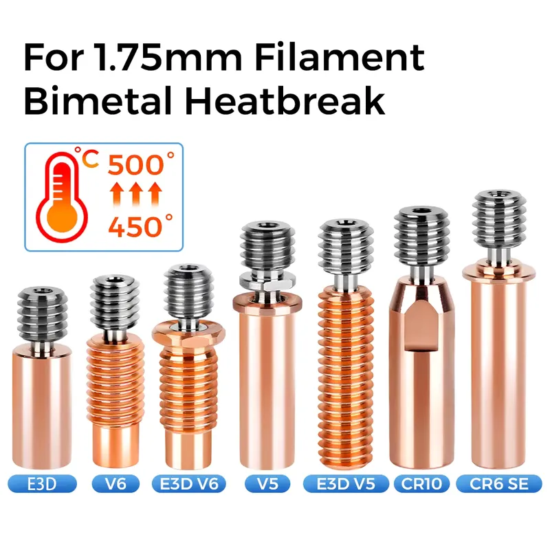 TWO TREES Heatbreak Bi-Metal 3D para CR-10, Kobra e MK8
