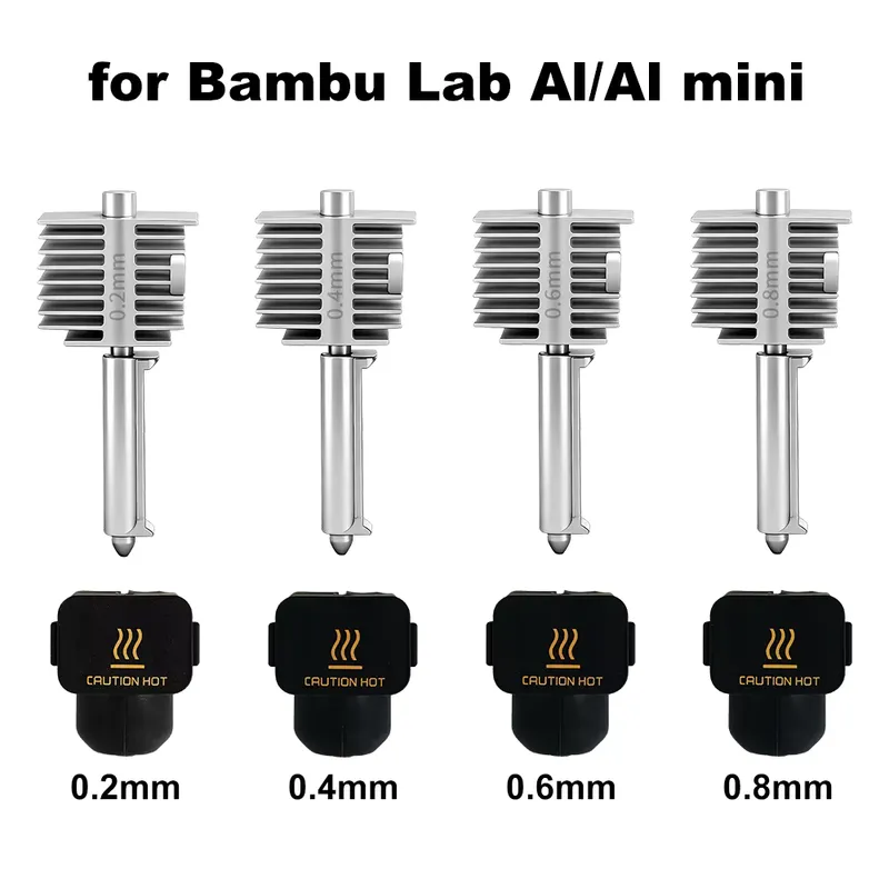 TWO TREES Kit Hotend Aprimorado para Bamb Lab A1 – Bico Temperado
