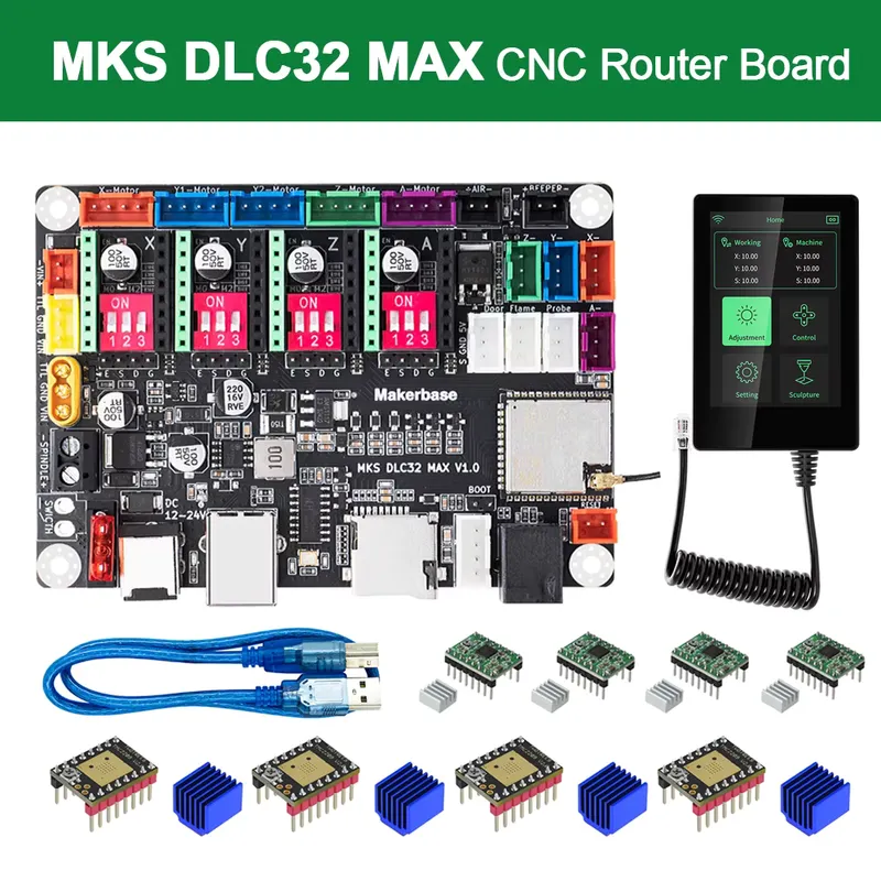 TWO TREES Makerbase MKS DLC32 MAX CNC - Placa 4 Eixos