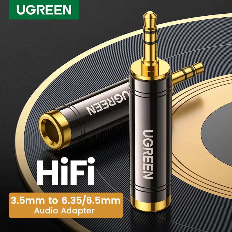 Ugreen Adaptador 3.5mm para 6.5mm Jack Mono