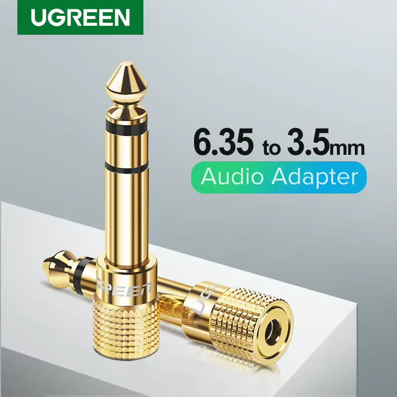 Ugreen Adaptador Jack 6.35mm para 3.5mm para Áudio