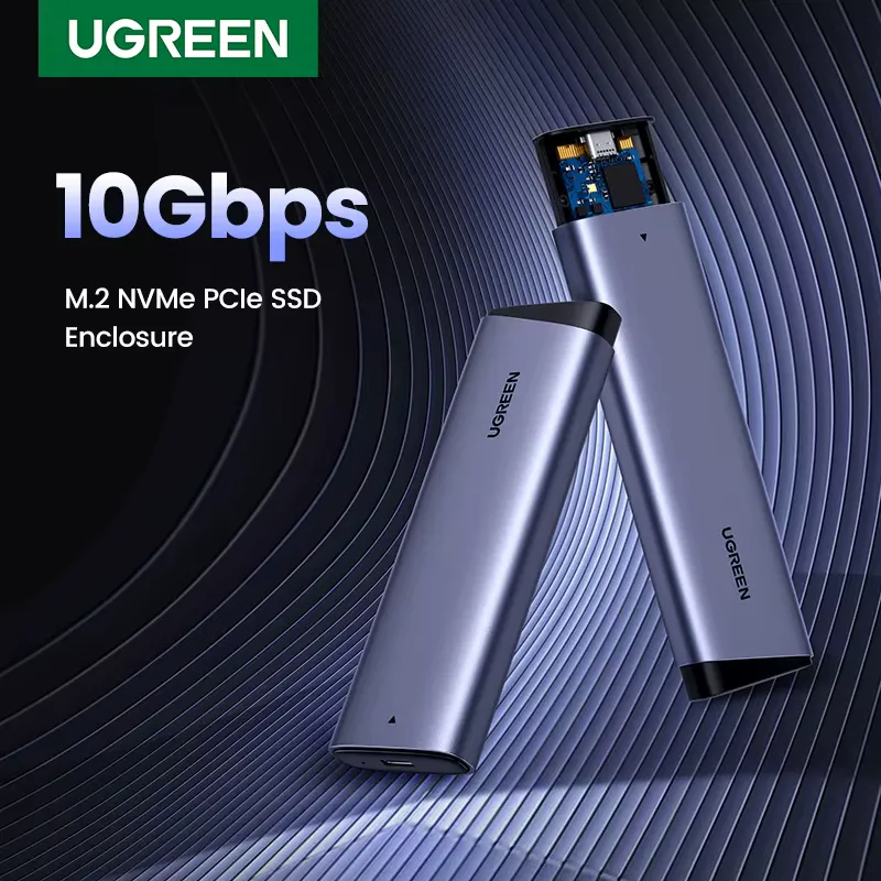 Ugreen Adaptador SSD M.2 USB-C 10Gbps NVME SATA
